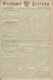 Breslauer Zeitung. Jg.44, Nr. 537 (17 November 1863) - Morgen-Ausgabe + dod.