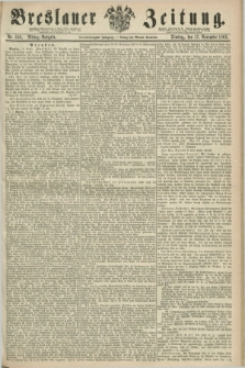 Breslauer Zeitung. Jg.44, Nr. 538 (17 November 1863) - Mittag-Ausgabe