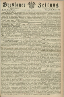 Breslauer Zeitung. Jg.44, Nr. 543 (20 November 1863) - Morgen-Ausgabe + dod.