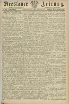 Breslauer Zeitung. Jg.44, Nr. 558 (28 November 1863) - Mittag-Ausgabe