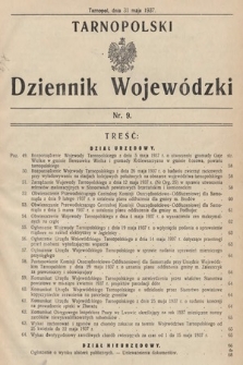 Tarnopolski Dziennik Wojewódzki. 1937, nr 9