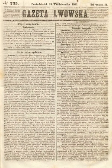 Gazeta Lwowska. 1862, nr 235