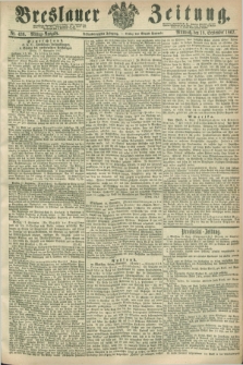 Breslauer Zeitung. Jg.48, Nr. 436 (18 September 1867) - Mittag-Ausgabe