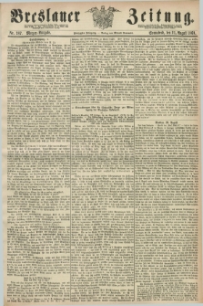 Breslauer Zeitung. Jg.50, Nr. 387 (21 August 1869) - Morgen-Ausgabe + dod.