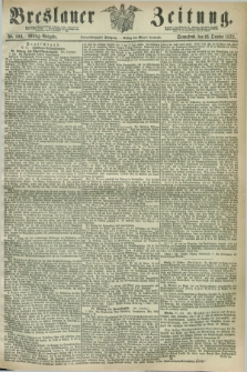 Breslauer Zeitung. Jg.53, Nr. 503 (26 October 1872) - Mittag-Ausgabe