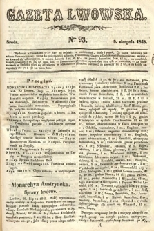 Gazeta Lwowska. 1848, nr 93