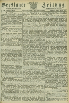 Breslauer Zeitung. Jg.54, Nr. 400 (28 August 1873) - Mittag-Ausgabe