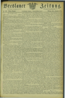 Breslauer Zeitung. Jg.54, Nr. 562 (1 December 1873) - Mittag-Ausgabe