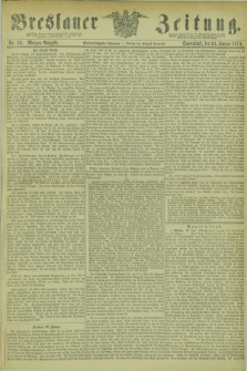Breslauer Zeitung. Jg.55, Nr. 39 (24 Januar 1874) - Morgen-Ausgabe + dod.