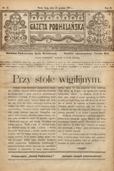 Gazeta Podhalańska. 1915, nr 51