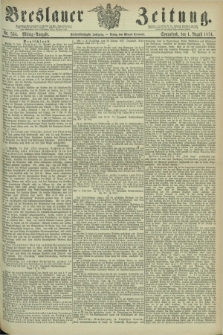 Breslauer Zeitung. Jg.55, Nr. 354 (1 August 1874) - Mittag-Ausgabe