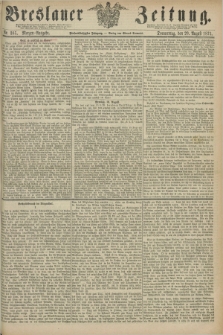 Breslauer Zeitung. Jg.55, Nr. 385 (20 August 1874) - Morgen-Ausgabe + dod.