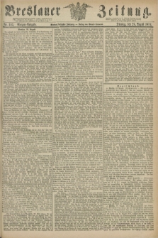 Breslauer Zeitung. Jg.55, Nr. 393 (25 August 1874) - Morgen-Ausgabe + dod.