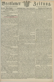 Breslauer Zeitung. Jg.55, Nr. 397 (27 August 1874) - Morgen-Ausgabe + dod.