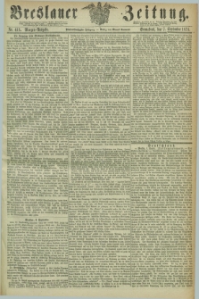 Breslauer Zeitung. Jg.55, Nr. 413 (5 September 1874) - Morgen-Ausgabe + dod.