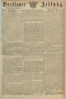 Breslauer Zeitung. Jg.55, Nr. 417 (8 September 1874) - Morgen-Ausgabe + dod.