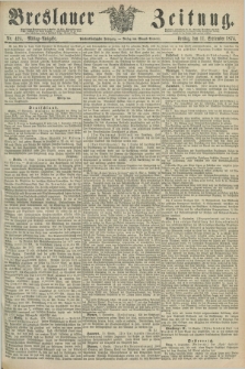 Breslauer Zeitung. Jg.55, Nr. 424 (11 September 1874) - Mittag-Ausgabe