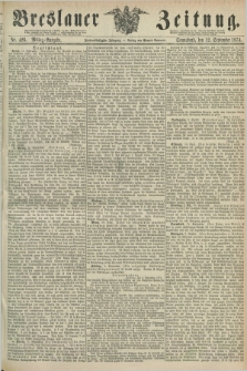 Breslauer Zeitung. Jg.55, Nr. 426 (12 September 1874) - Mittag-Ausgabe