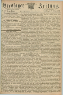 Breslauer Zeitung. Jg.55, Nr. 449 (26 September 1874) - Morgen-Ausgabe + dod.