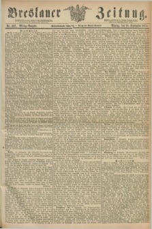 Breslauer Zeitung. Jg.55, Nr. 452 (28 September 1874) - Mittag-Ausgabe
