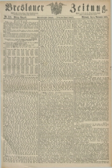 Breslauer Zeitung. Jg.55, Nr. 516 (4 November 1874) - Mittag-Ausgabe