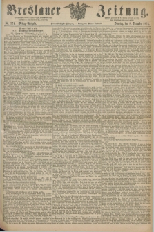 Breslauer Zeitung. Jg.55, Nr. 574 (8 December 1874) - Mittag-Ausgabe