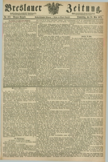 Breslauer Zeitung. Jg.56, Nr. 227 (20 Mai 1875) - Morgen-Ausgabe + dod.