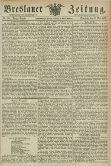Breslauer Zeitung. Jg.56, Nr. 231 (22 Mai 1875) - Morgen-Ausgabe + dod.