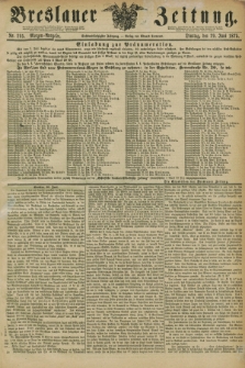 Breslauer Zeitung. Jg.56, Nr. 295 (29 Juni 1875) - Morgen-Ausgabe + dod.