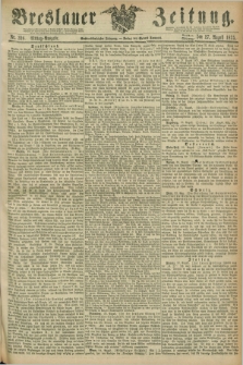 Breslauer Zeitung. Jg.56, Nr. 398 (27 August 1875) - Mittag-Ausgabe