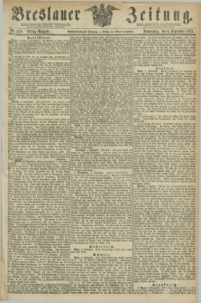 Breslauer Zeitung. Jg.56, Nr. 418 (9 September 1875) - Mittag-Ausgabe