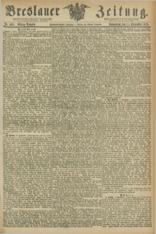 Breslauer Zeitung. Jg.56, Nr. 422 (11 September 1875) - Mittag-Ausgabe