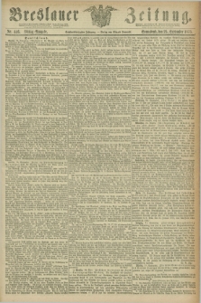 Breslauer Zeitung. Jg.56, Nr. 446 (25 September 1875) - Mittag-Ausgabe