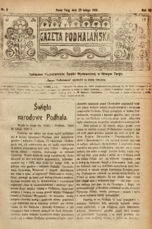Gazeta Podhalańska. 1919, nr 8