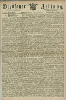 Breslauer Zeitung. Jg.56, Nr. 526 (11 November 1875) - Mittag-Ausgabe