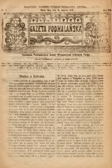 Gazeta Podhalańska. 1920, nr 3