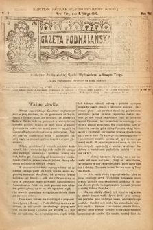 Gazeta Podhalańska. 1920, nr 6