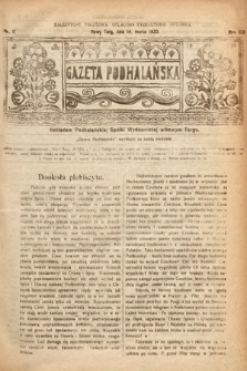 Gazeta Podhalańska. 1920, nr 11