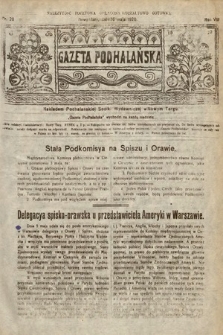 Gazeta Podhalańska. 1920, nr 20
