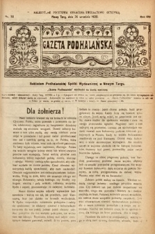 Gazeta Podhalańska. 1920, nr 39