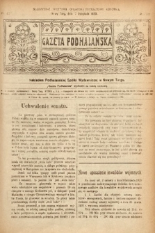 Gazeta Podhalańska. 1920, nr 45