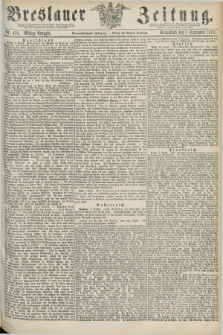 Breslauer Zeitung. Jg.59, Nr. 418 (7 September 1878) - Mittag-Ausgabe