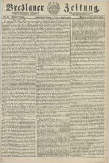 Breslauer Zeitung. Jg.61, Nr. 21 (14 Januar 1880) - Morgen-Ausgabe + dod.