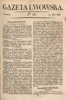 Gazeta Lwowska. 1836, nr 85