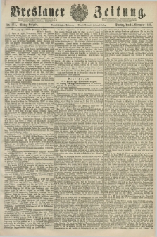 Breslauer Zeitung. Jg.61, Nr. 538 (16 November 1880) - Mittag-Ausgabe