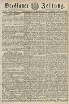 Breslauer Zeitung. Jg.61, Nr. 554 (25 November 1880) - Mittag-Ausgabe