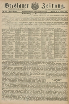 Breslauer Zeitung. Jg.61, Nr. 609 (29 December 1880) - Morgen-Ausgabe + dod.
