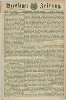 Breslauer Zeitung. Jg.62, Nr. 21 (14 Januar 1881) - Morgen-Ausgabe + dod.