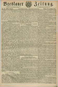 Breslauer Zeitung. Jg.62, Nr. 22 (14 Januar 1881) - Mittag-Ausgabe