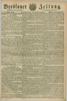 Breslauer Zeitung. Jg.62, Nr. 42 (26 Januar 1881) - Mittag-Ausgabe